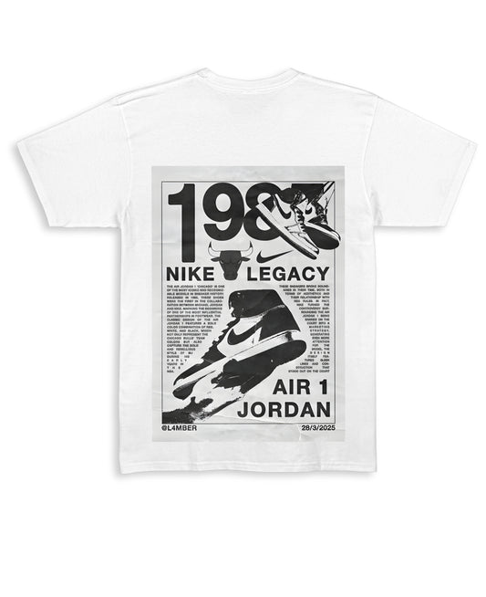 White Regular Fit T-shirt Back Design