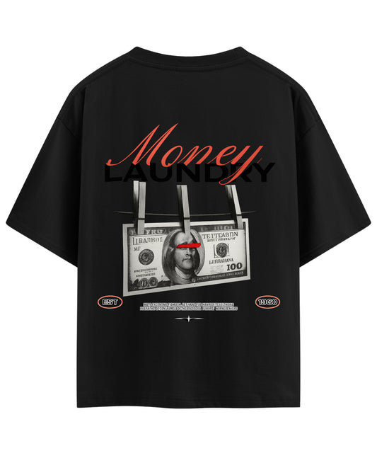 Black Oversized T-shirt Back Design