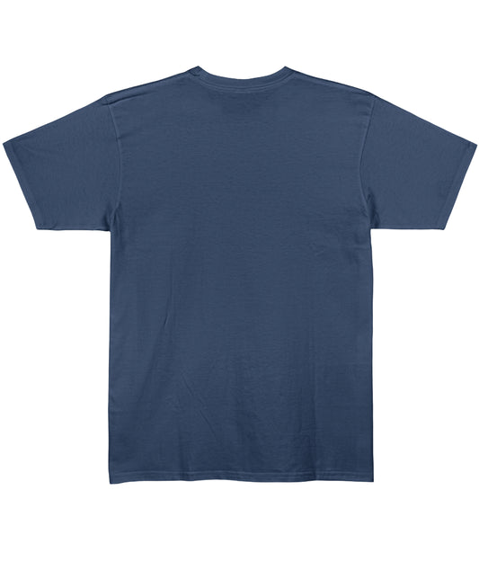 Navy Blue Regular Fit T-shirt Back Design