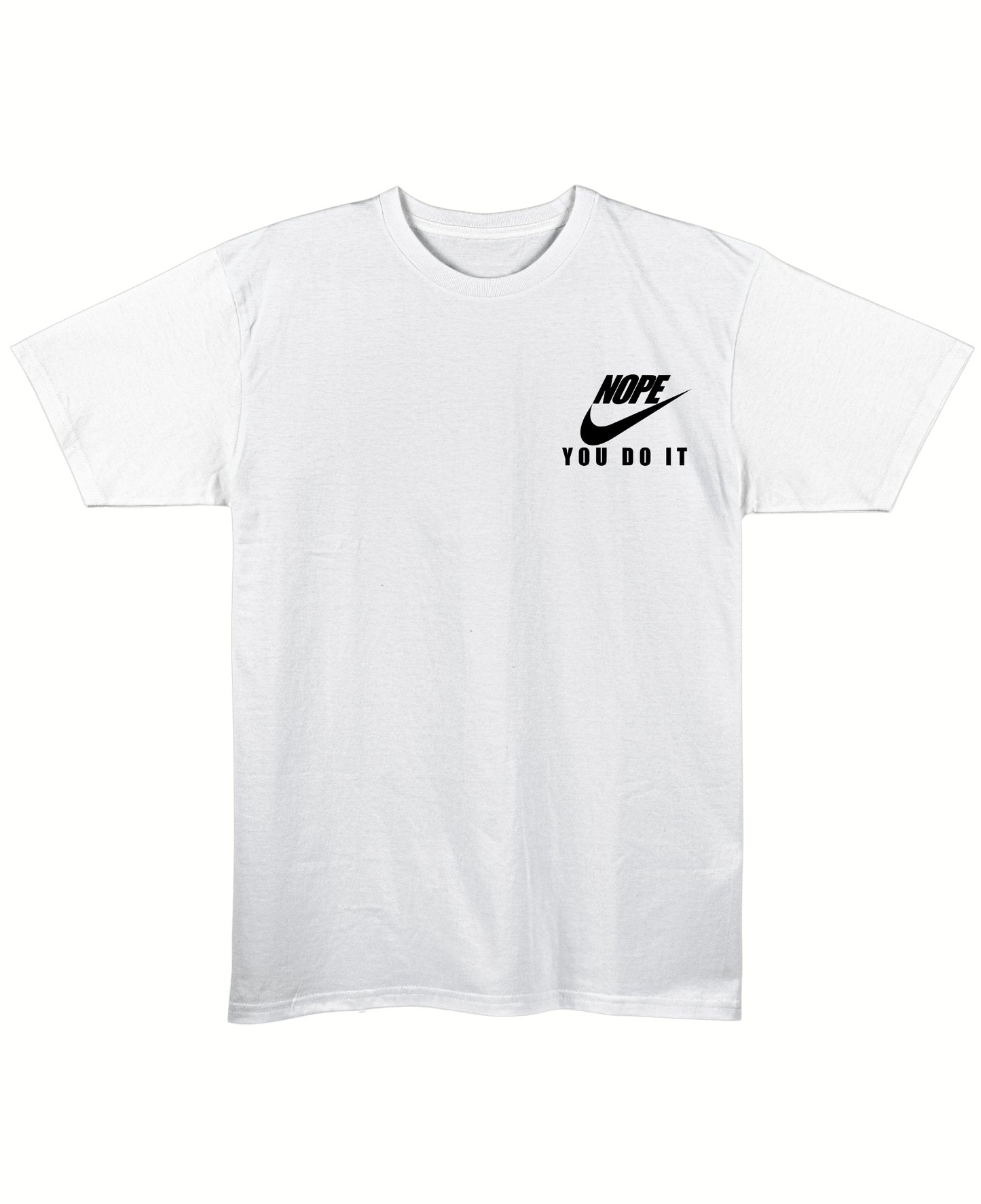 White Regular Fit T-shirt Front Design