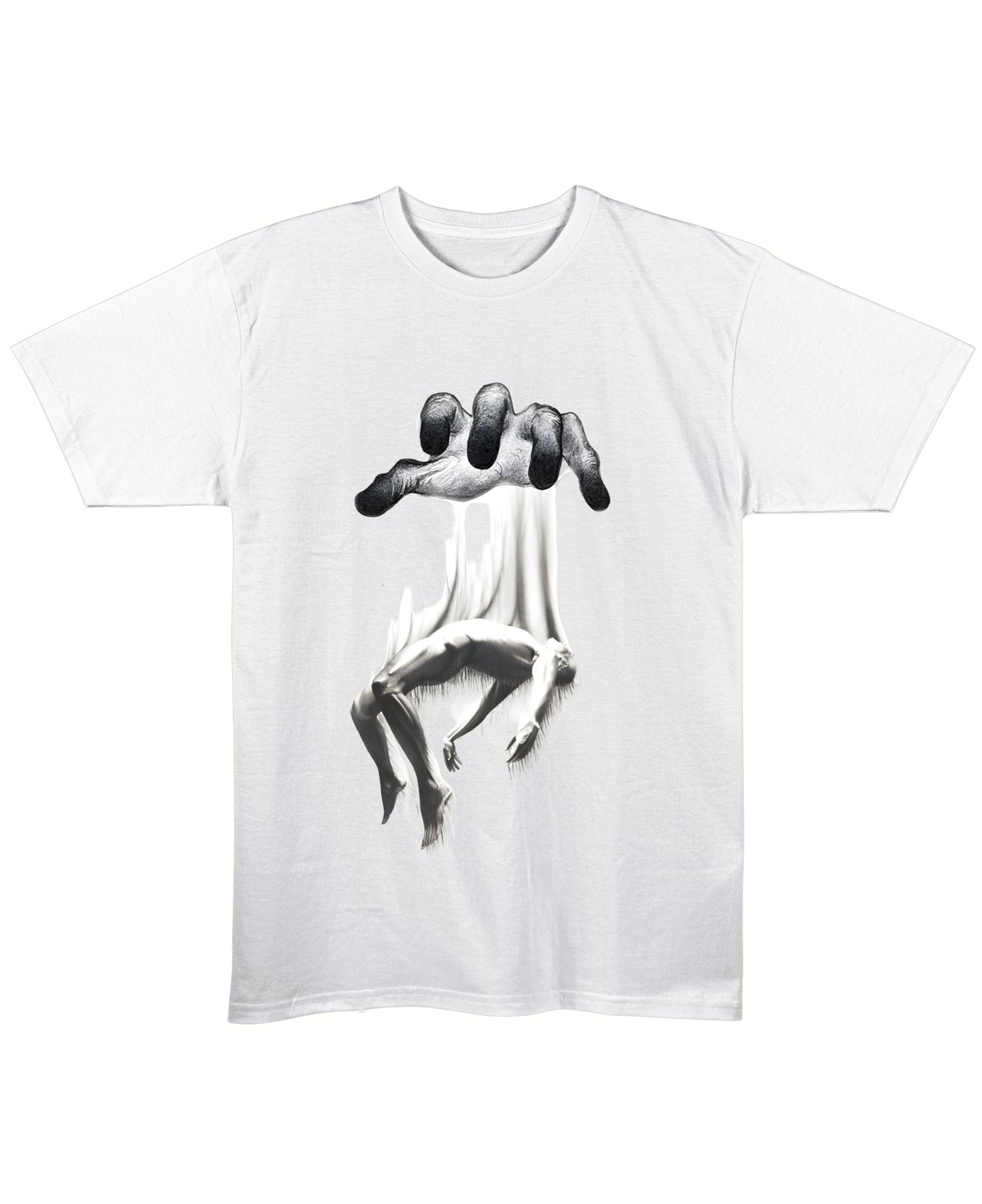 White Regular Fit T-shirt Front Design