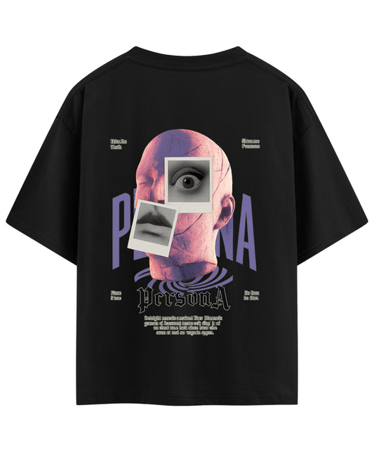 Black Oversized T-shirt Back Design