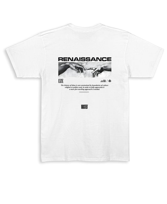 White Regular Fit T-shirt Back Design