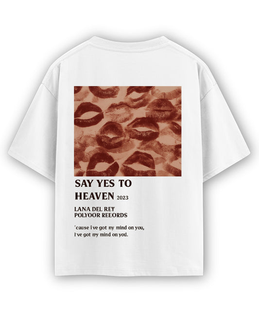 White Oversized T-shirt Back Design