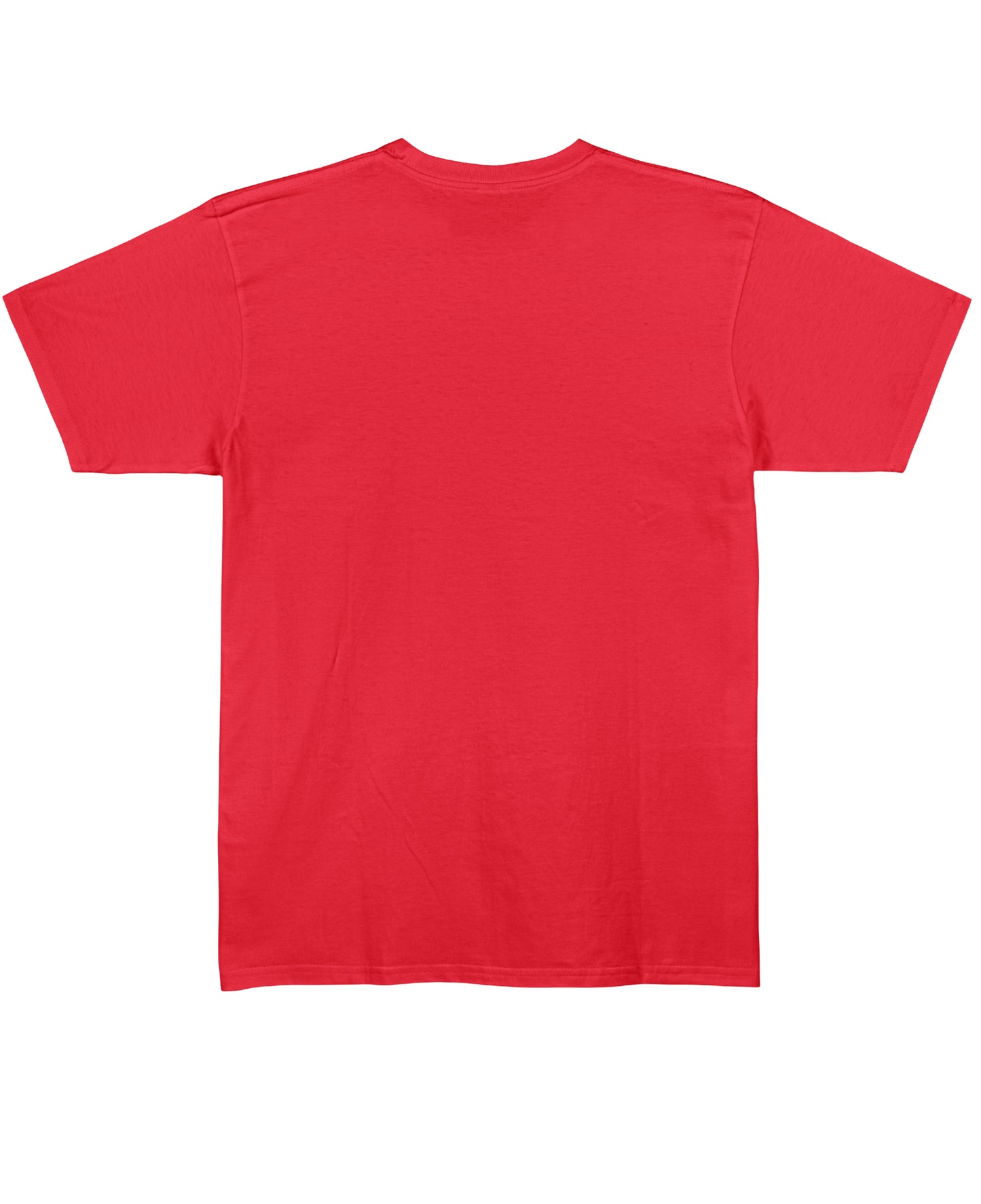 Red Regular Fit T-shirt Back Design
