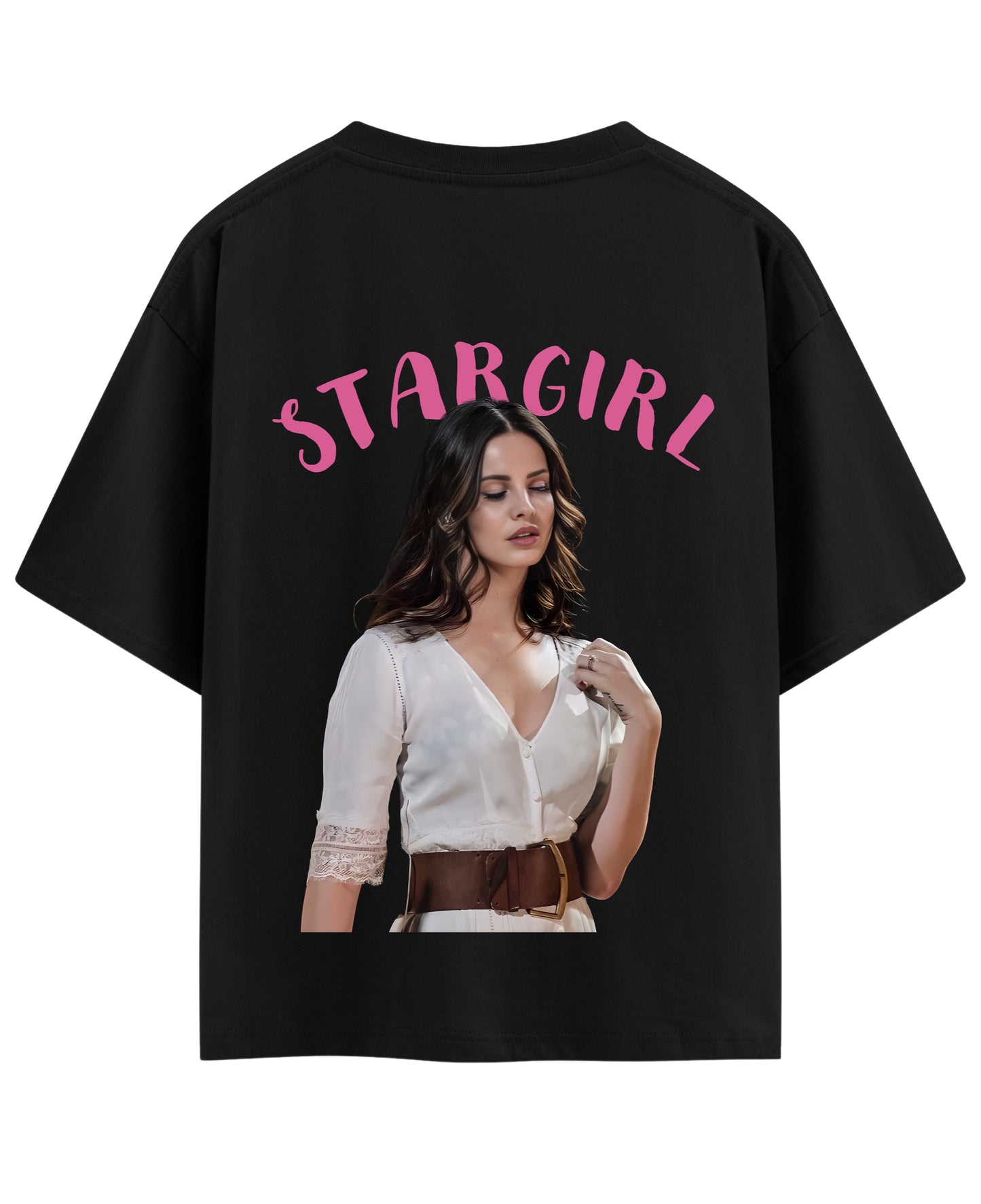 Black Oversized T-shirt Back Design