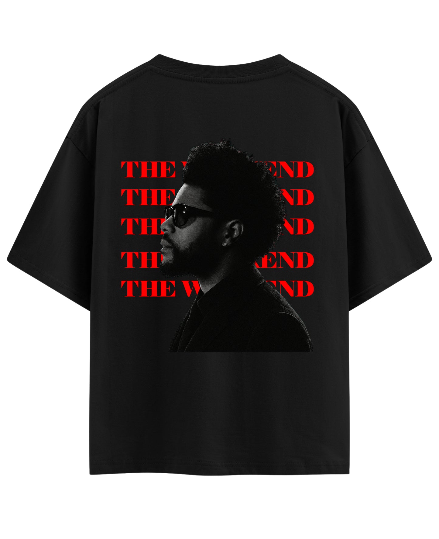 Black Oversized T-shirt Back Design