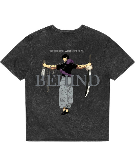 Acidwash Oversized T-shirt Back Design