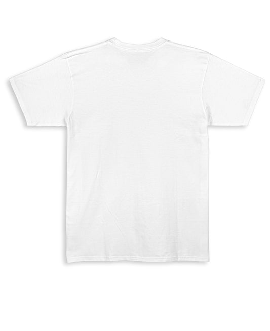 White Regular Fit T-shirt Back Design