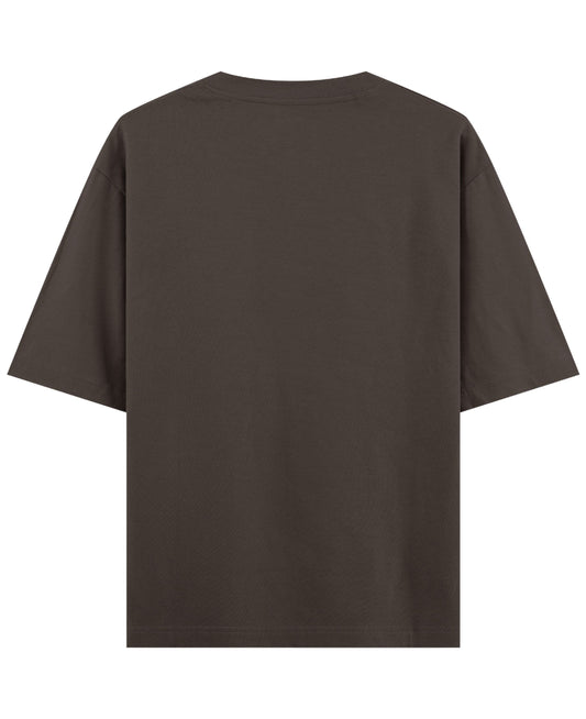 Coffee Oversized T-Shirt Back Design