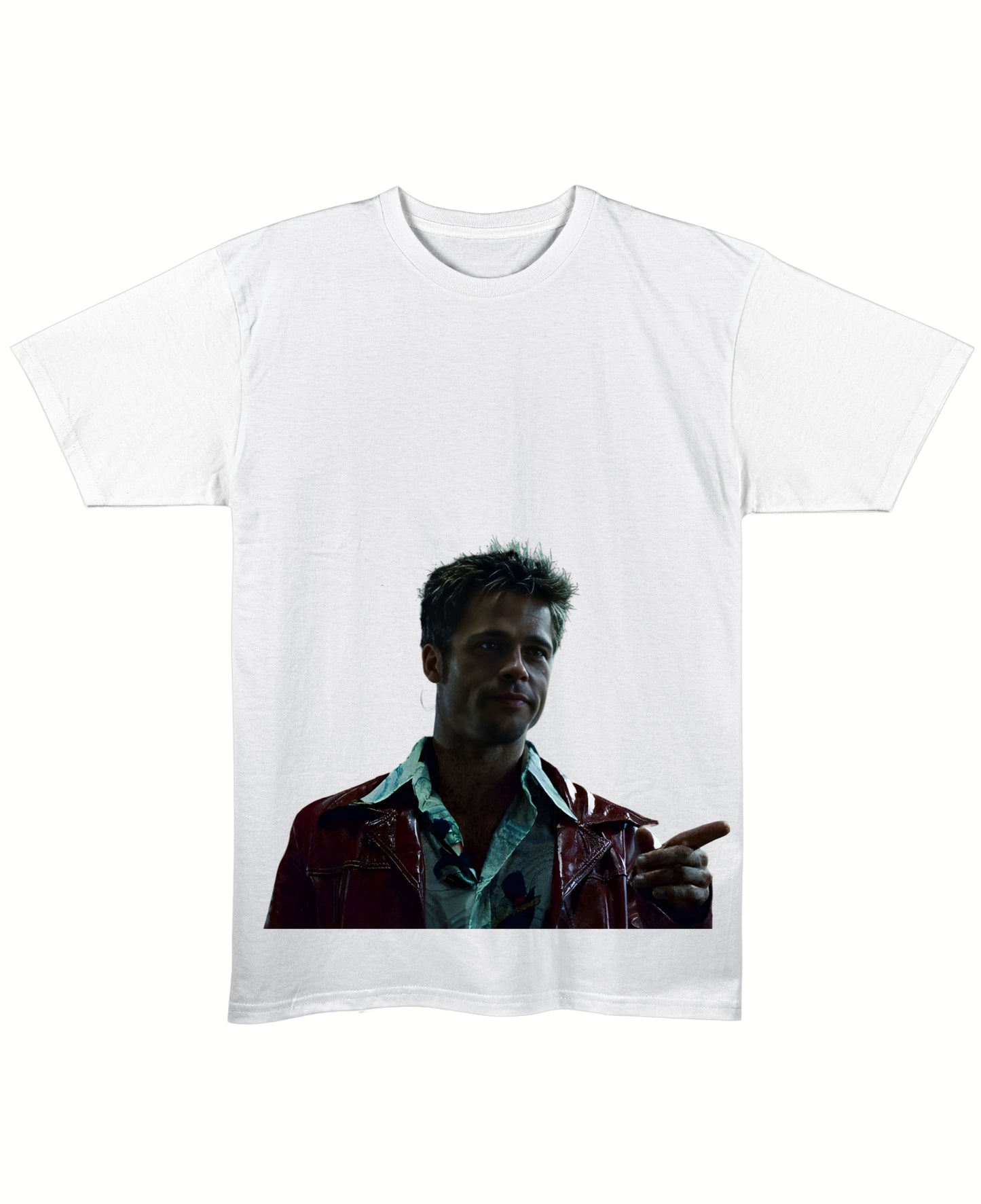 White Regular Fit T-shirt Front Design