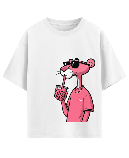 White Oversized T-shirt Front Design