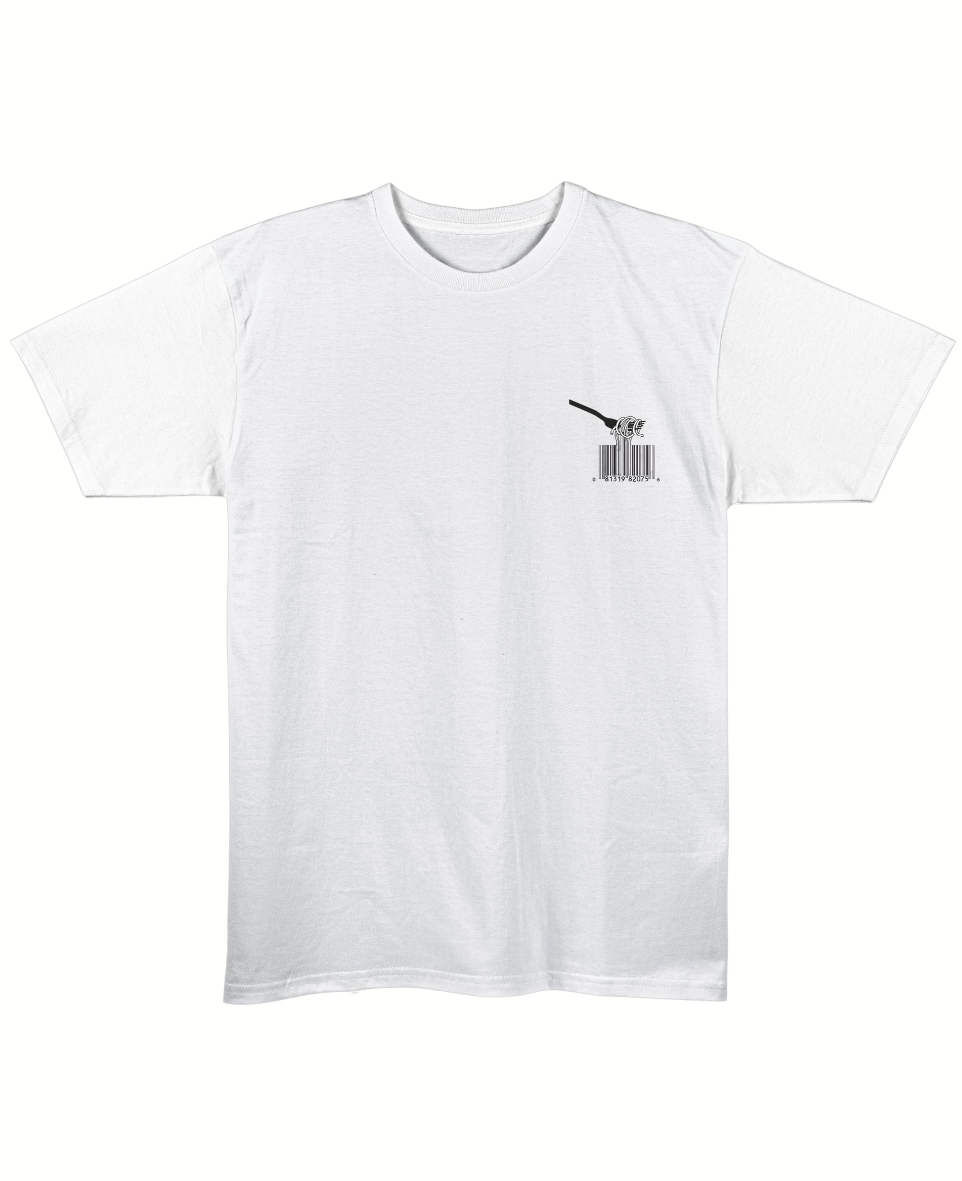 White Regular Fit T-shirt Front Design