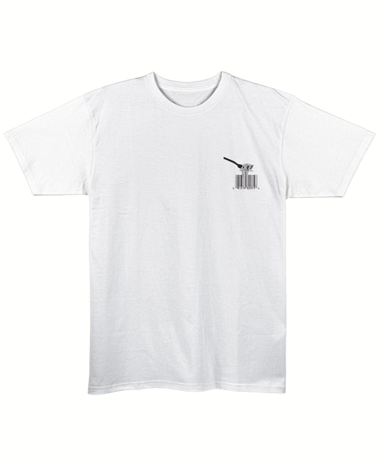 White Regular Fit T-shirt Front Design
