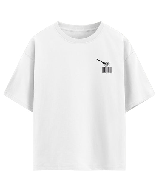 White Oversized T-shirt Front Design
