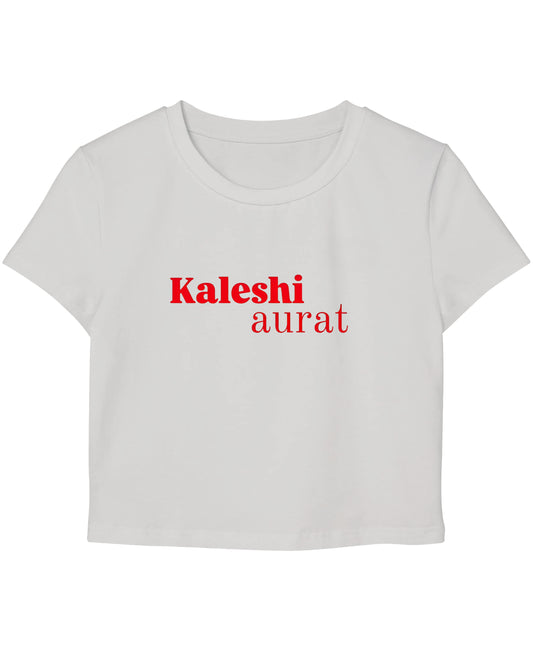 White Baby Tee Front Design