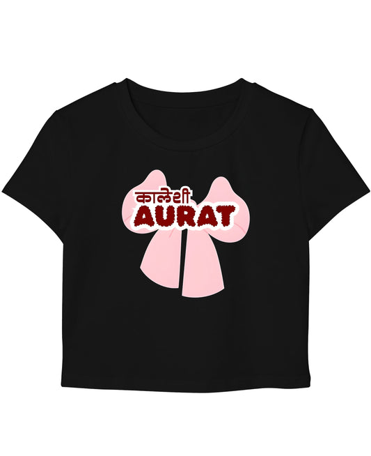 Black Baby Tee Front Design