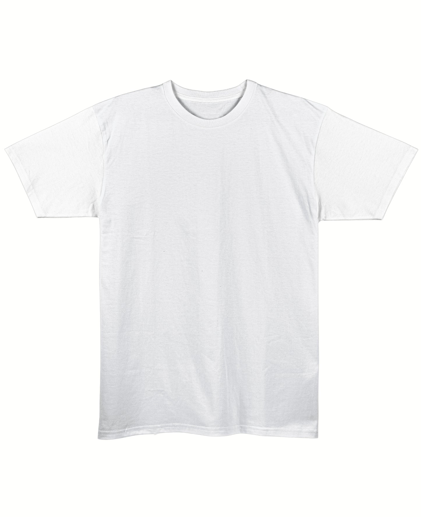 White Regular Fit T-shirt Front Design