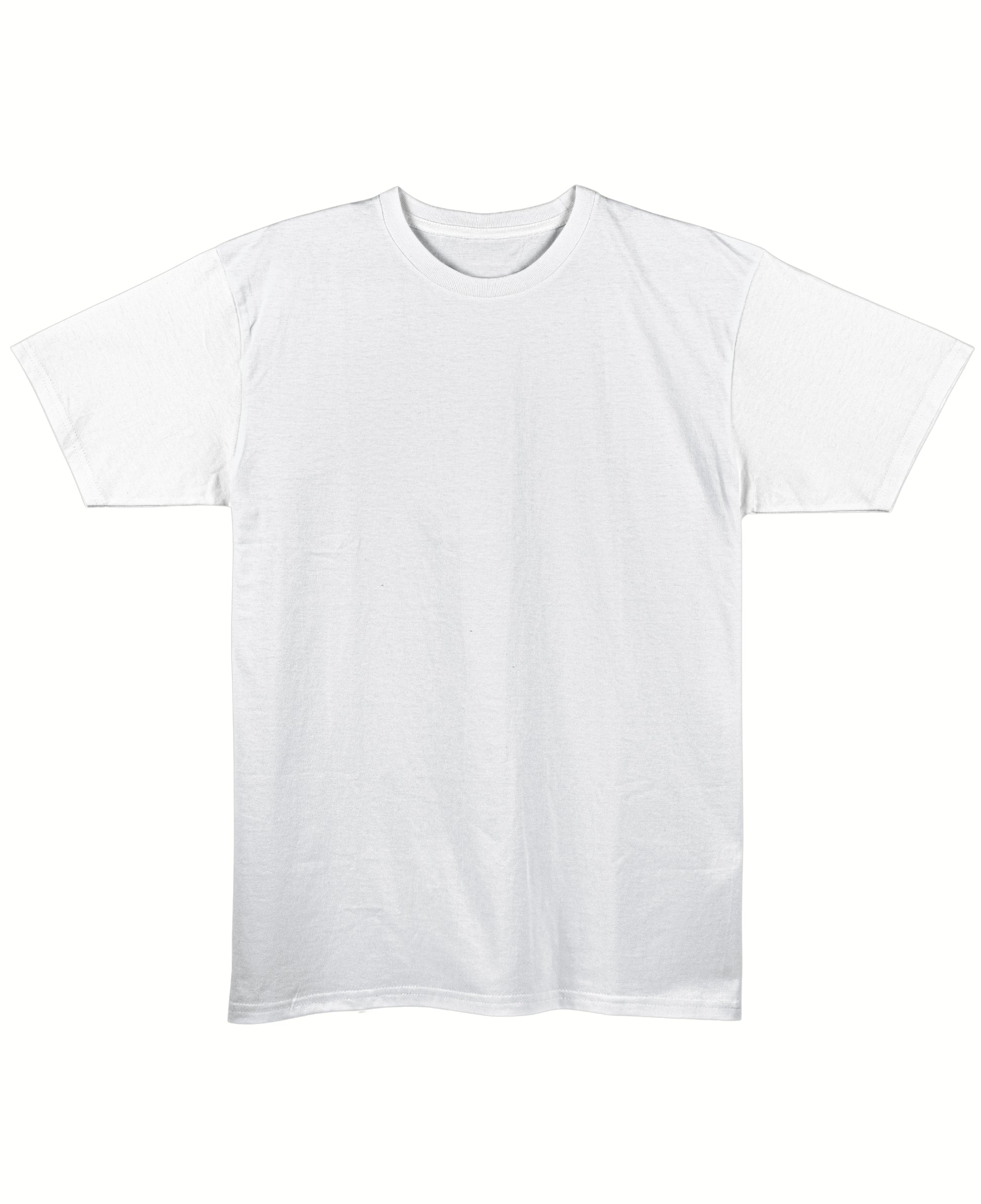 White Regular Fit T-shirt Front Design