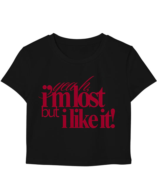 Black Baby Tee Front Design