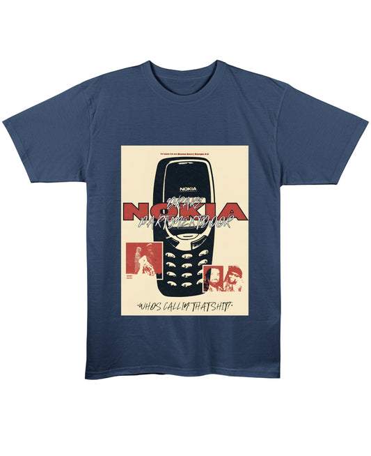 Navy Blue Regular Fit T-shirt Front Design
