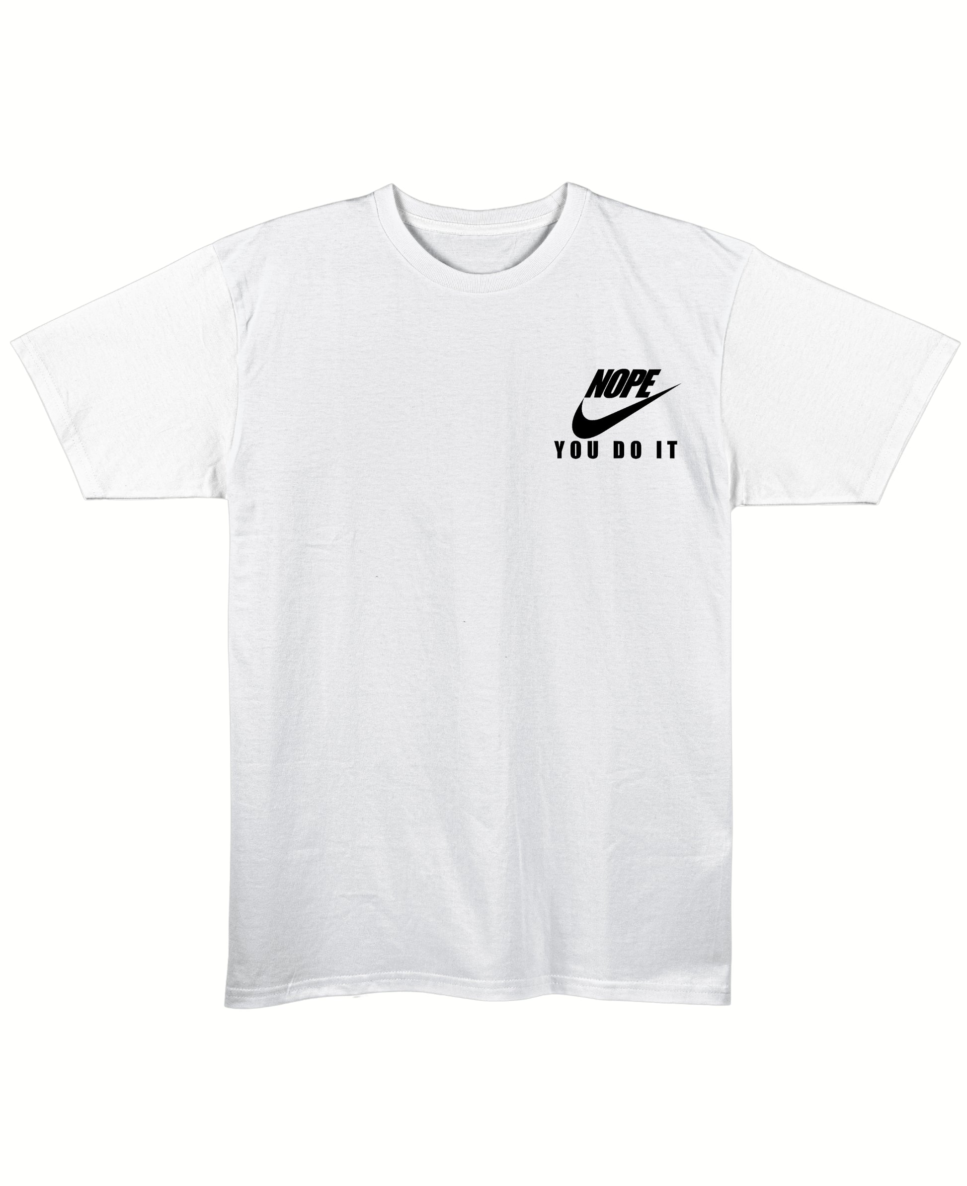 White Regular Fit T-shirt Front Design