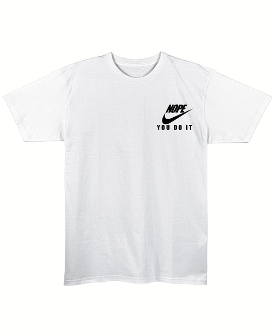 White Regular Fit T-shirt Front Design