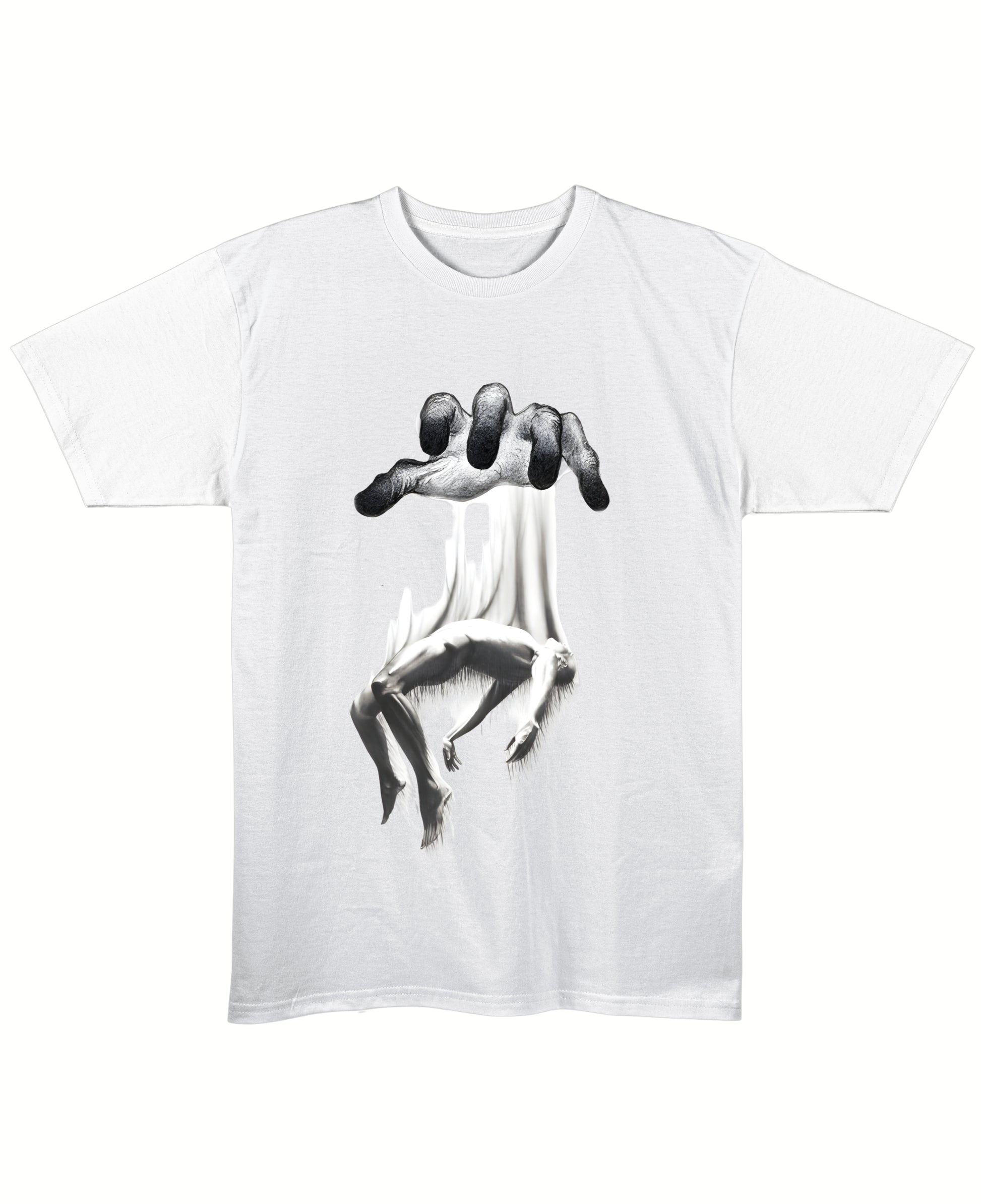 White Regular Fit T-shirt Front Design