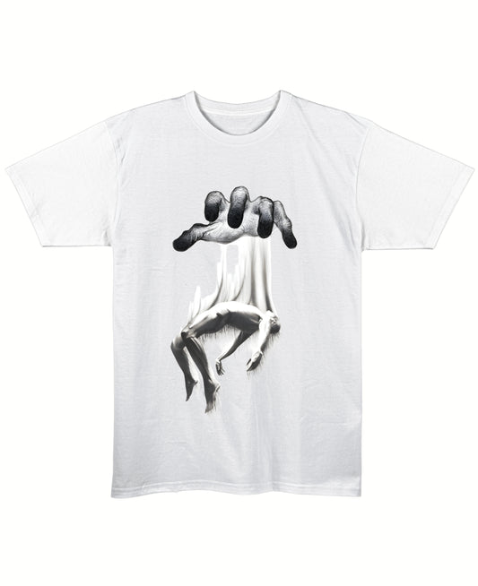 White Regular Fit T-shirt Front Design