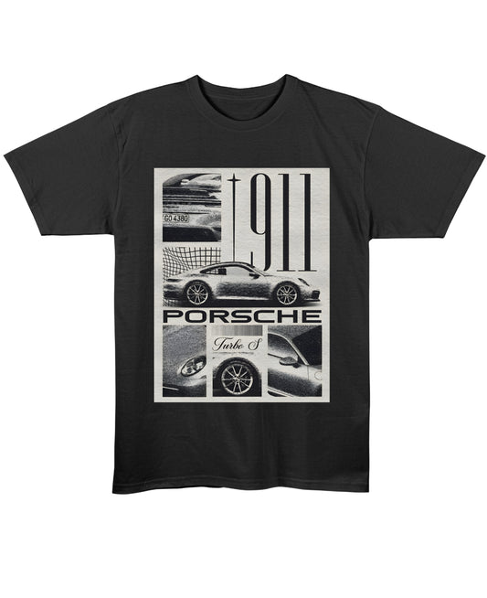 Black Regular Fit T-shirt Front Design