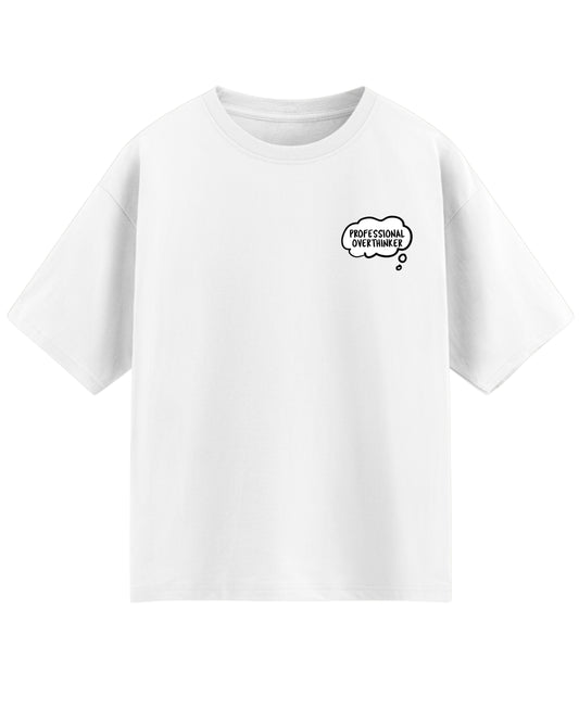 White Oversized T-shirt Front Design