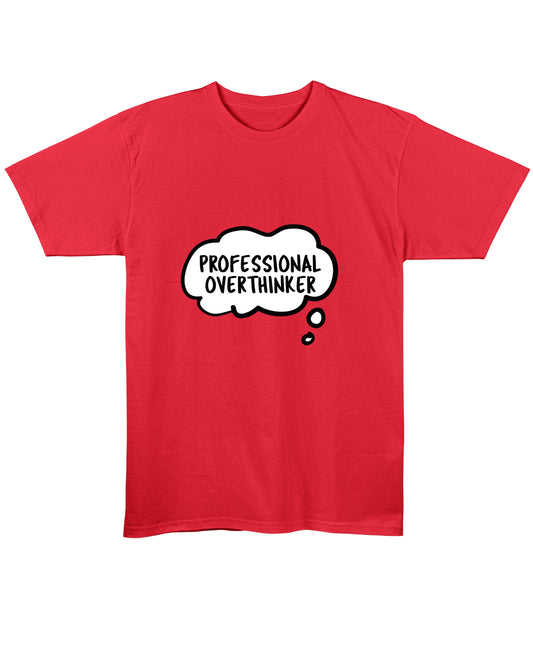 Red Regular Fit T-shirt Front Design