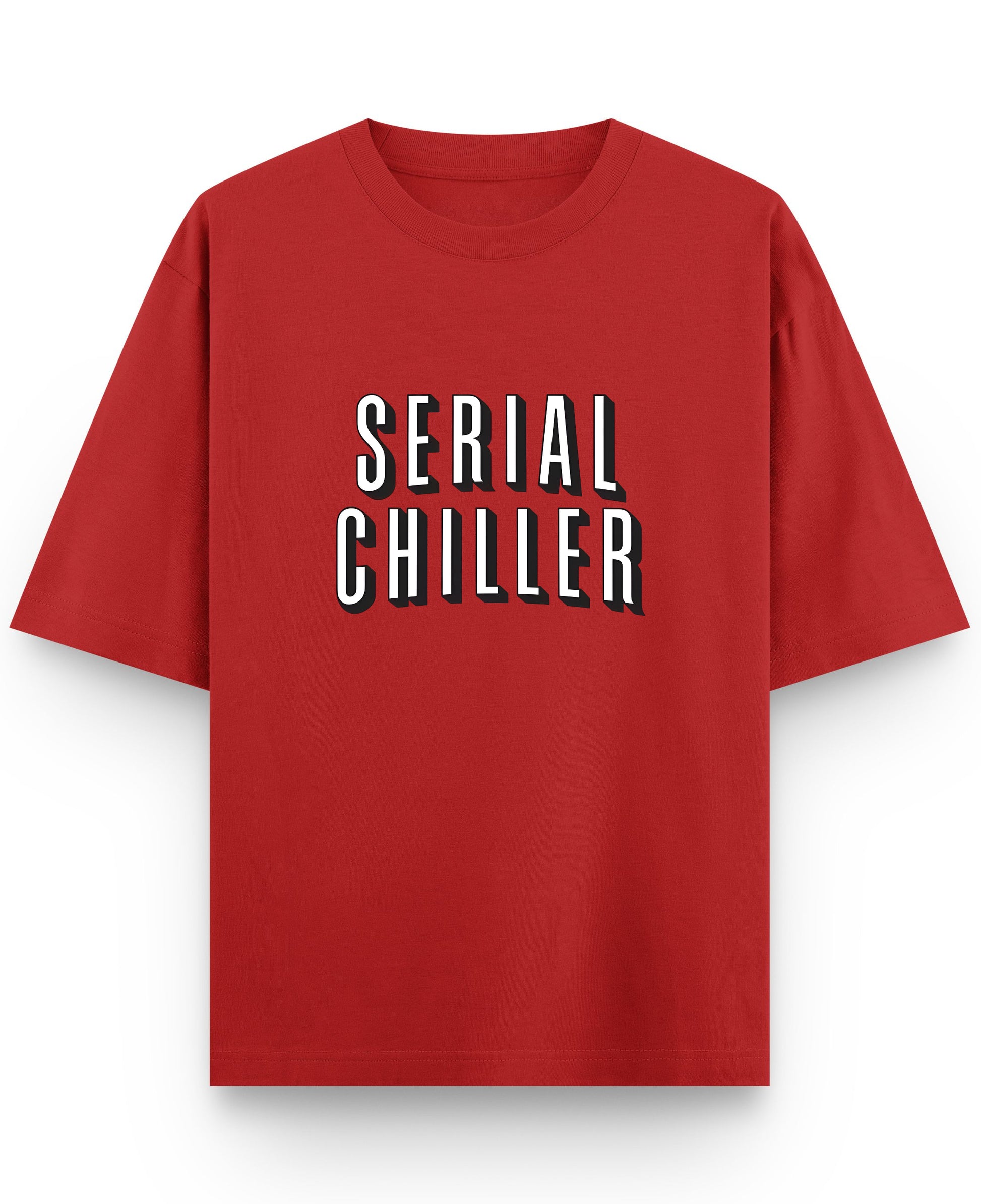 Red Oversized T-shirt Front Design