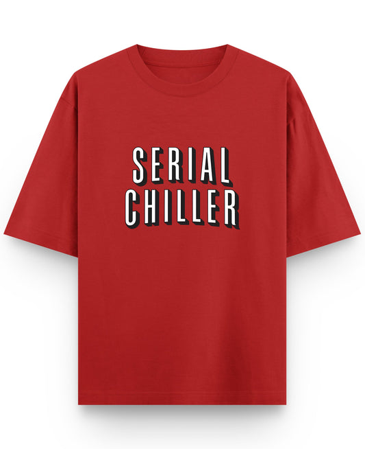 Red Oversized T-shirt Front Design