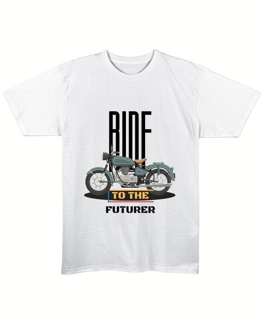 White Regular Fit T-shirt Front Design
