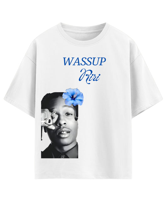 White Oversized T-shirt Front Design