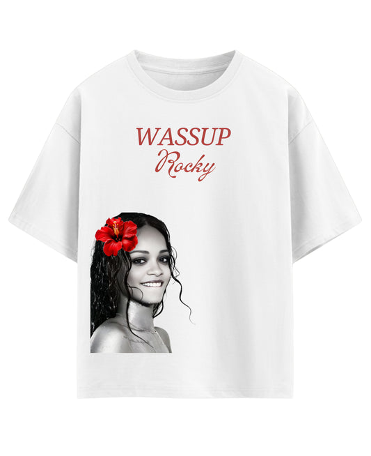 White Oversized T-shirt Front Design