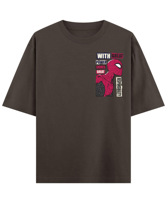 Coffee Oversized T-Shirt Front Design
